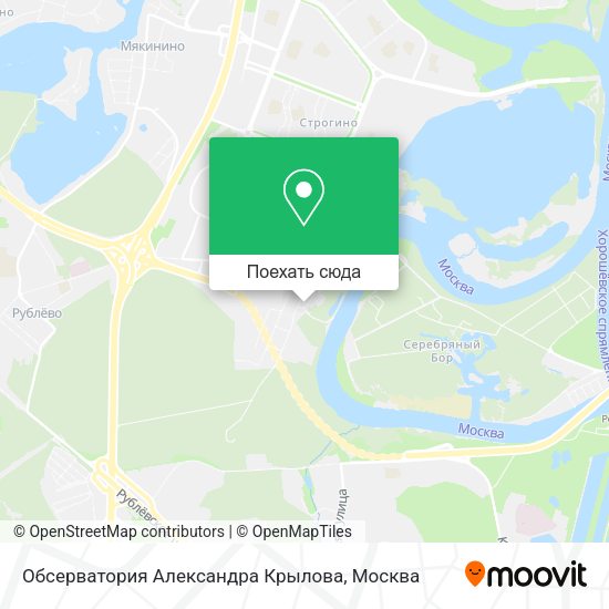 Карта Обсерватория Александра Крылова