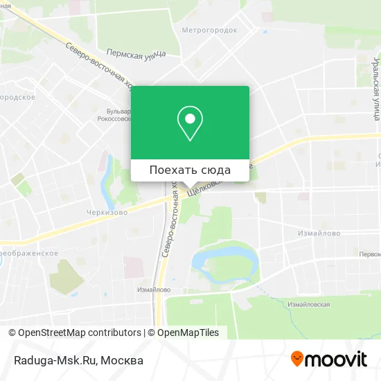 Карта Raduga-Msk.Ru