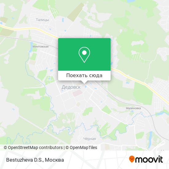 Карта Bestuzheva D.S.