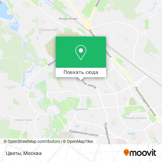 Карта Цветы
