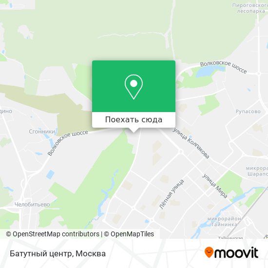 Карта Батутный центр