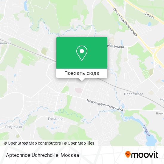 Карта Aptechnoe Uchrezhd-Ie