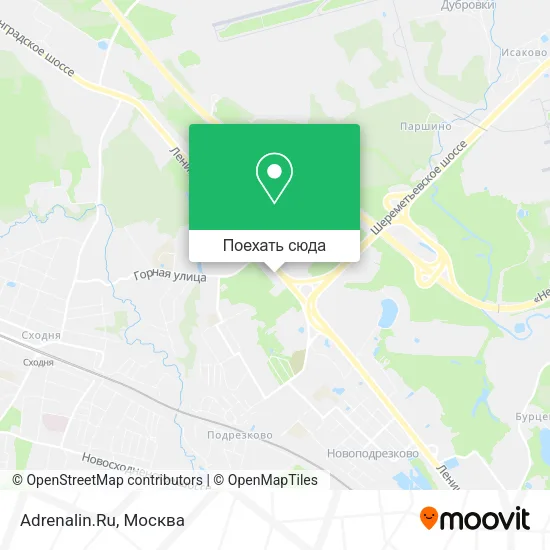 Карта Adrenalin.Ru
