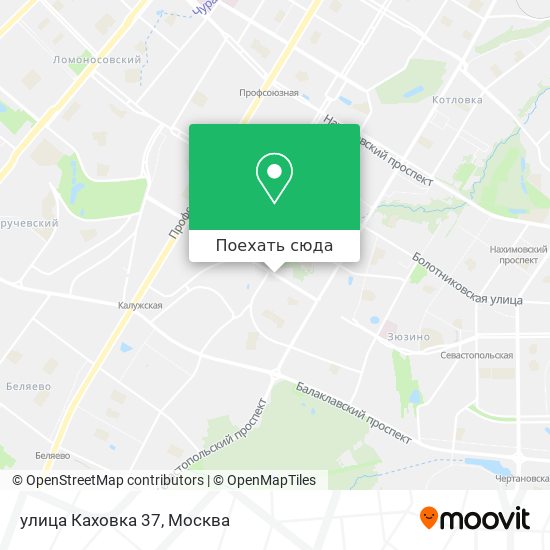 Карта каховка москва