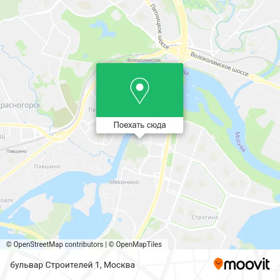 Карта бульвар Строителей 1