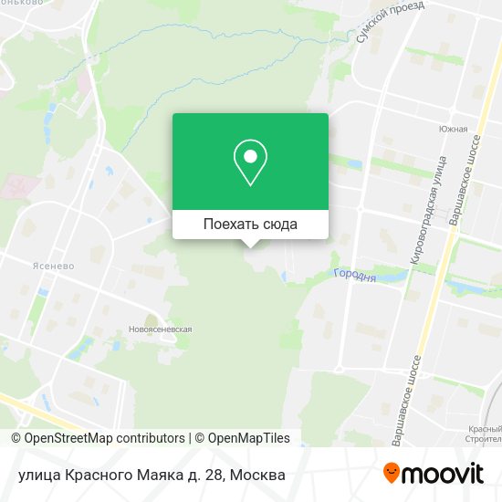 Карта улица Красного Маяка д. 28