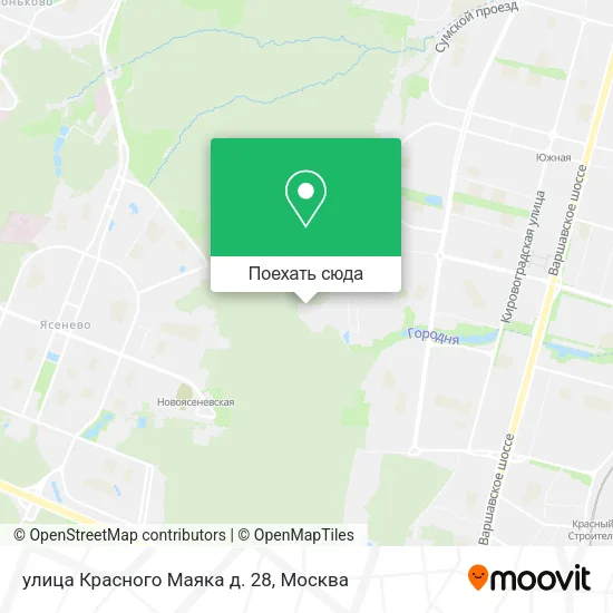 Карта улица Красного Маяка д. 28