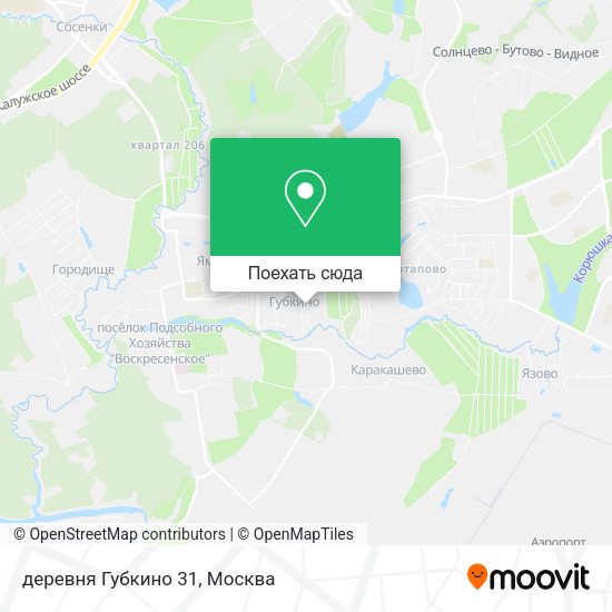 Карта деревня Губкино 31