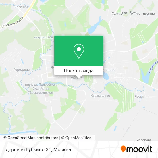 Карта деревня Губкино 31