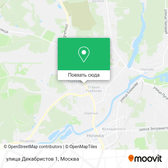 Карта улица Декабристов 1