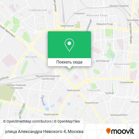 Карта улица Александра Невского 4