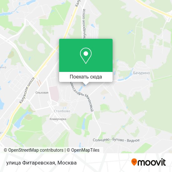 Карта улица Фитаревская