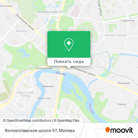 Карта Волоколамское шоссе 97