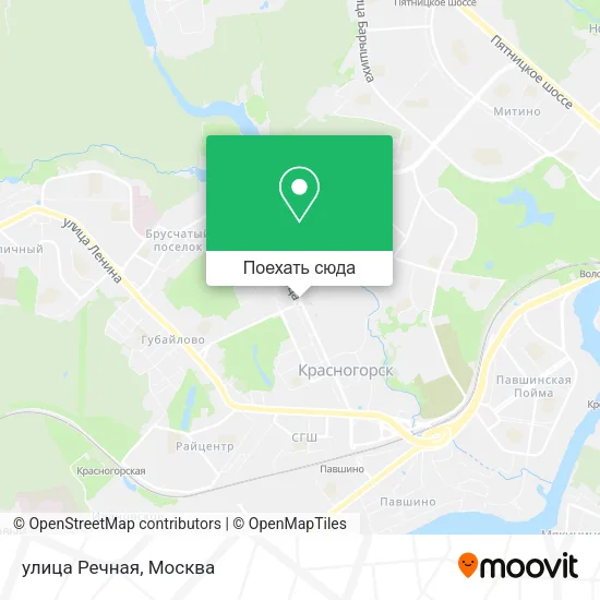 Карта улица Речная