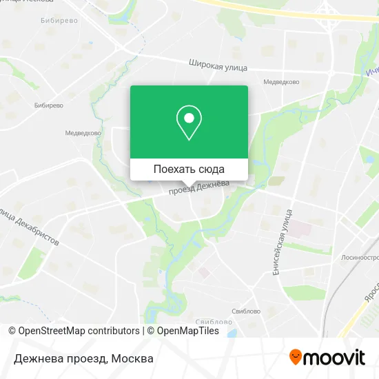 Карта Дежнева проезд