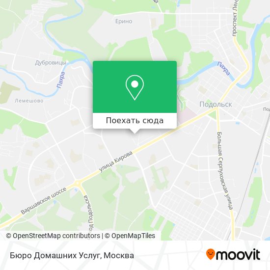 Карта Бюро Домашних Услуг
