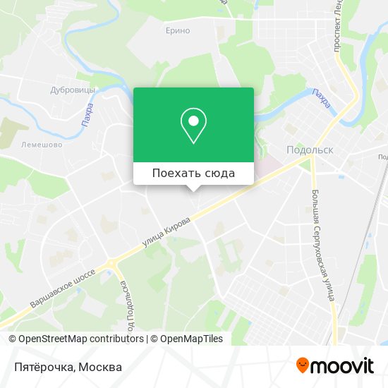 Карта Пятёрочка