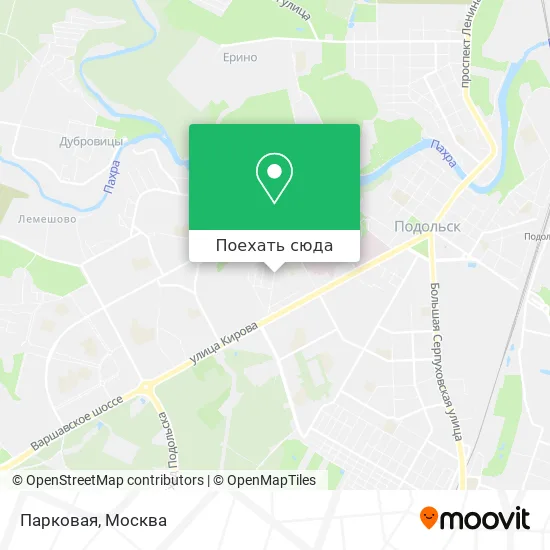 Карта Парковая