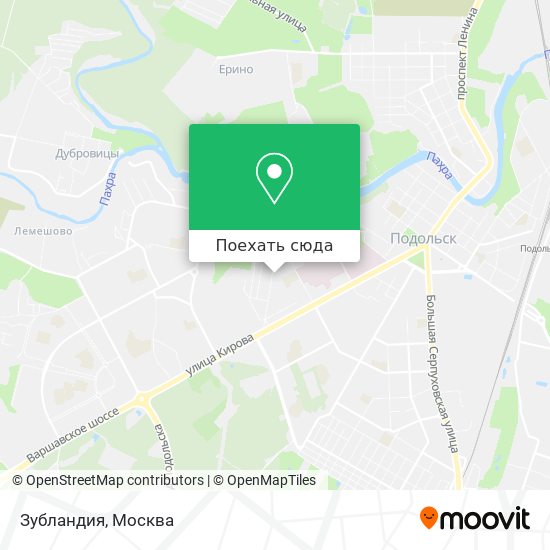 Карта Зубландия