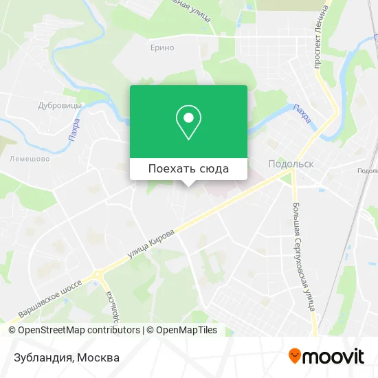 Карта Зубландия