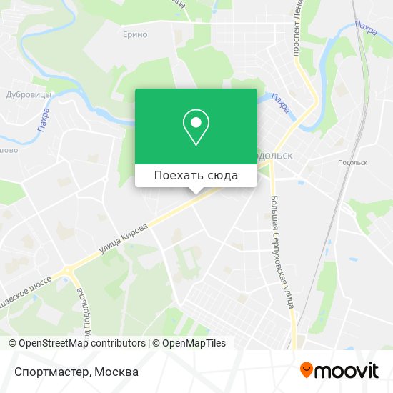 Карта Спортмастер