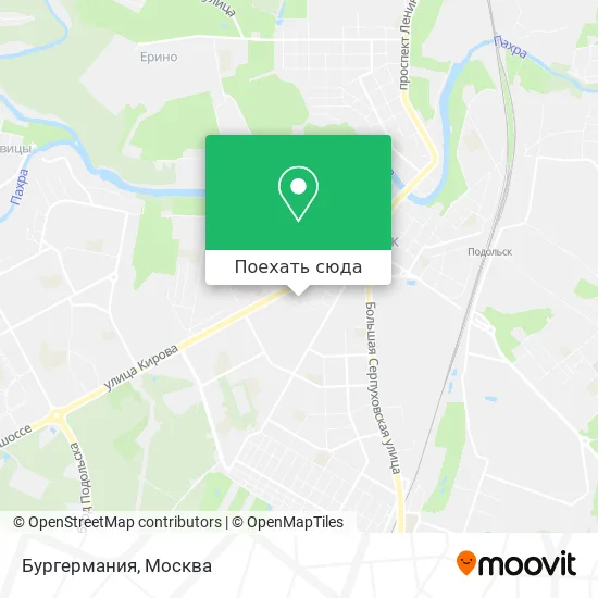 Карта Бургермания