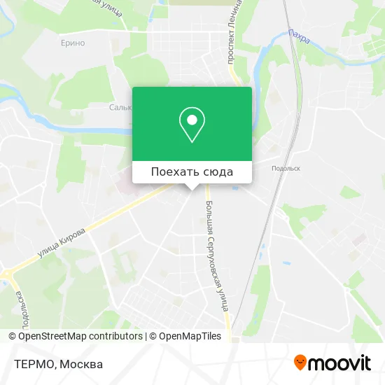 Карта ТЕРМО