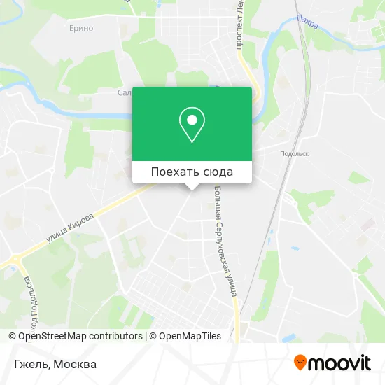 Карта Гжель