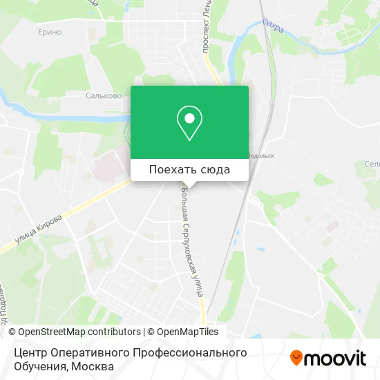 Карта Центр Оперативного Профессионального Обучения