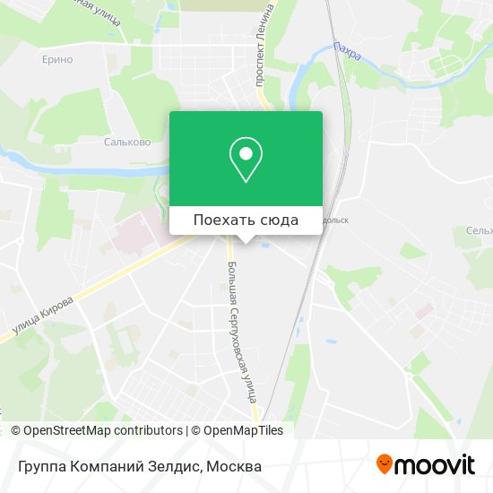 Карта Группа Компаний Зелдис