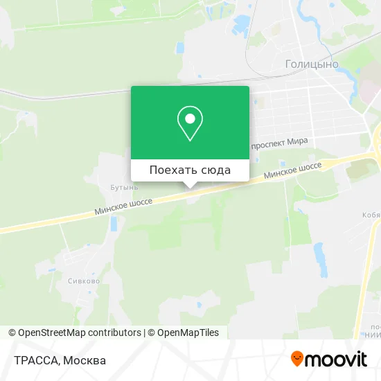 Карта ТРАССА