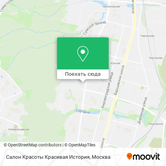 Карта Салон Красоты Красивая История
