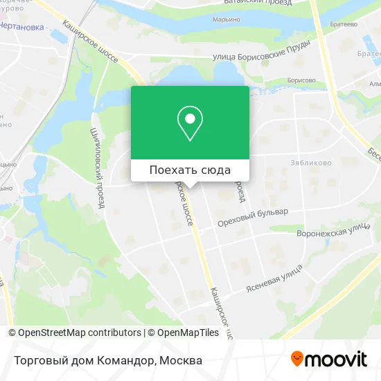 Карта Торговый дом Командор