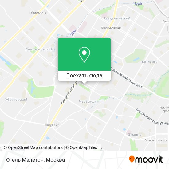 Карта Отель Малетон