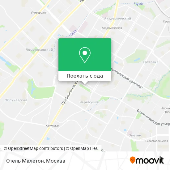 Карта Отель Малетон