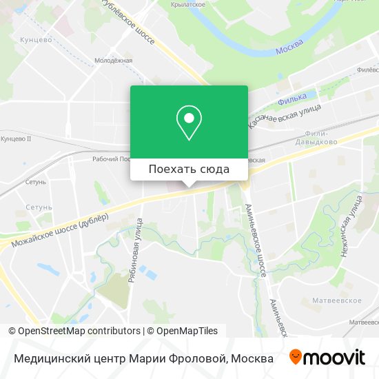 Карта Медицинский центр Марии Фроловой