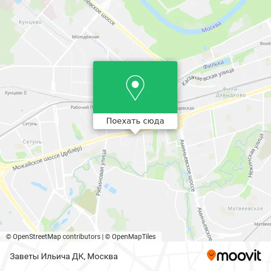 Карта Заветы Ильича ДК