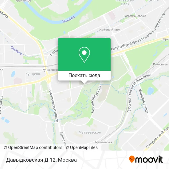 Карта Давыдковская Д.12