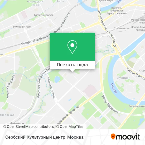 Карта Сербский Культурный центр