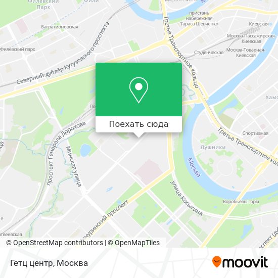 Карта Гетц центр