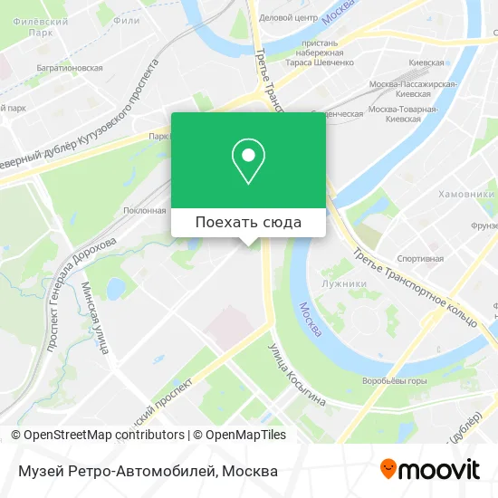 Карта Музей Ретро-Автомобилей