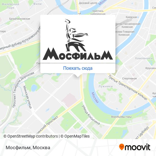 Карта Мосфильм