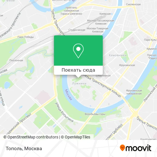 Карта Тополь
