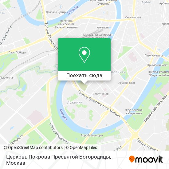 Карта Церковь Покрова Пресвятой Богородицы
