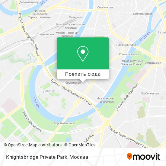 Карта Knightsbridge Private Park