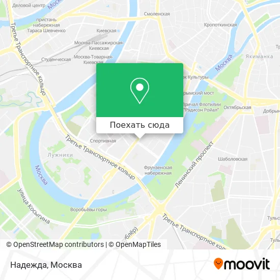 Карта Надежда