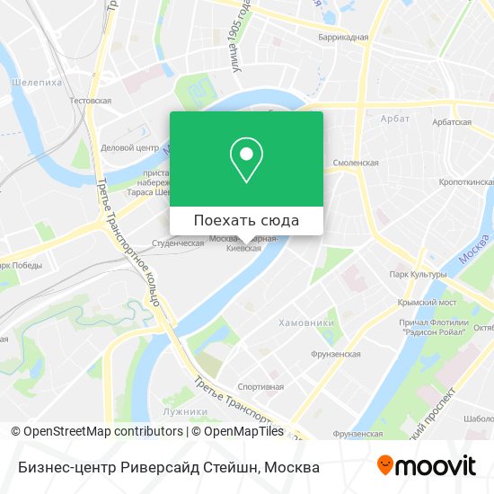 Карта Бизнес-центр Риверсайд Стейшн