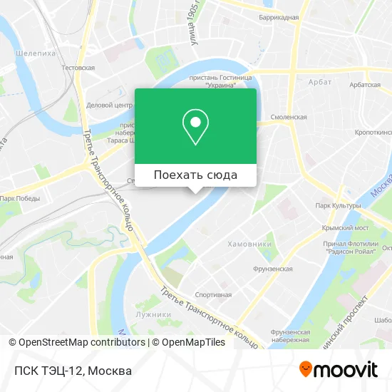 Карта ПСК ТЭЦ-12