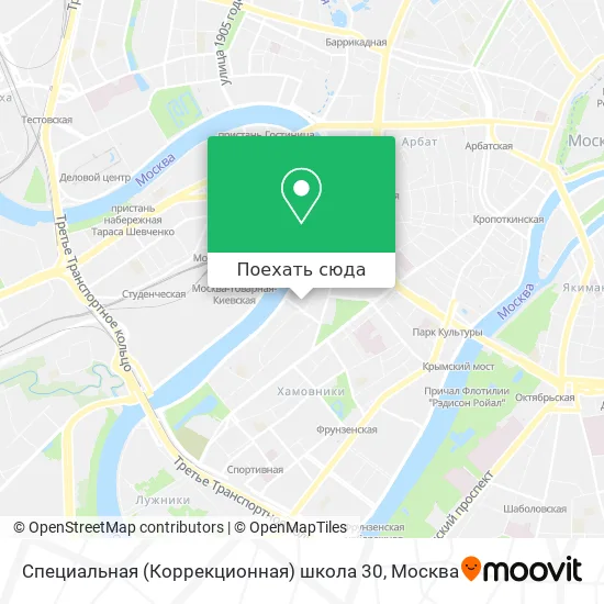 Карта Специальная (Коррекционная) школа 30