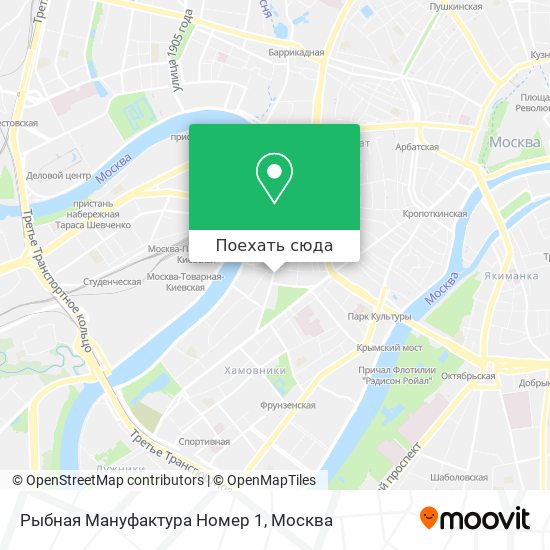 Карта Рыбная Мануфактура Номер 1